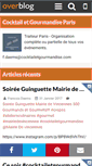 Mobile Screenshot of cocktailetgourmandise.com